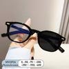 New Fashion Ladies Acetate Square Frame Anti Blue Light Prescription Myopia Glasses Photochromic 0 to -600