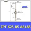 ZPT Vacuum Suction Cup Mini Fitting: Industrial Pneumatic Flat/Pointed Head Anti-Rotation Robotic Arm Holder.