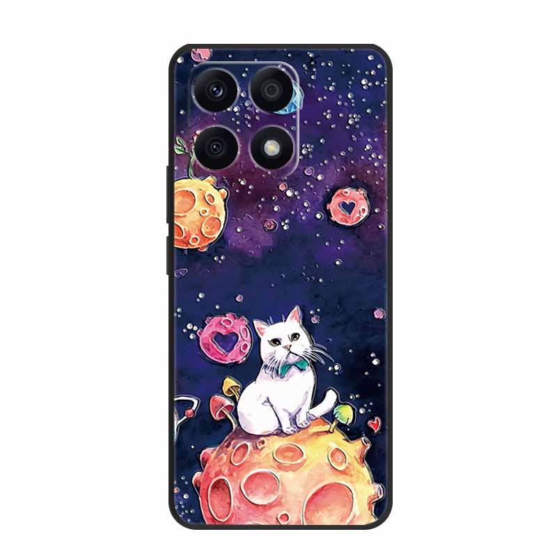 3D Case For Xiaomi 14T Pro Case Emboss Flower Black Silicone Soft Back Cover Coque For Xiaomi 14T Pro Case 14 T Pro 14TPro Funda