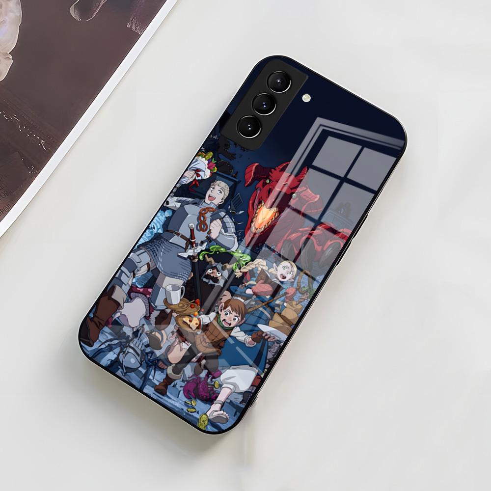 D-DungeonM- Meshi Phone Case For Samsung A56 A36 A26 A16 A15 A25 A35 A55 A14 A34 A24 A54 Glass Case
