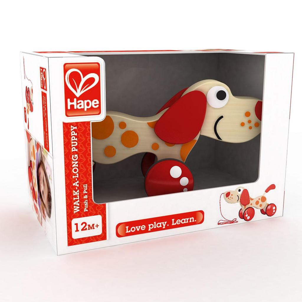 hape dog pull toy