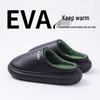 Winter Waterproof Non-slip Indoor/Outdoor Cotton Slippers for Men and Women - Plush, Warm, and Cozy.