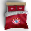 "Red Stripe FC Bayern Bedding" Bedding Duvet Cover Set Duvet Cover Pillowcases  (1 * Duvet Cover 2 * Pillowcases, Without Duvet Insert)
