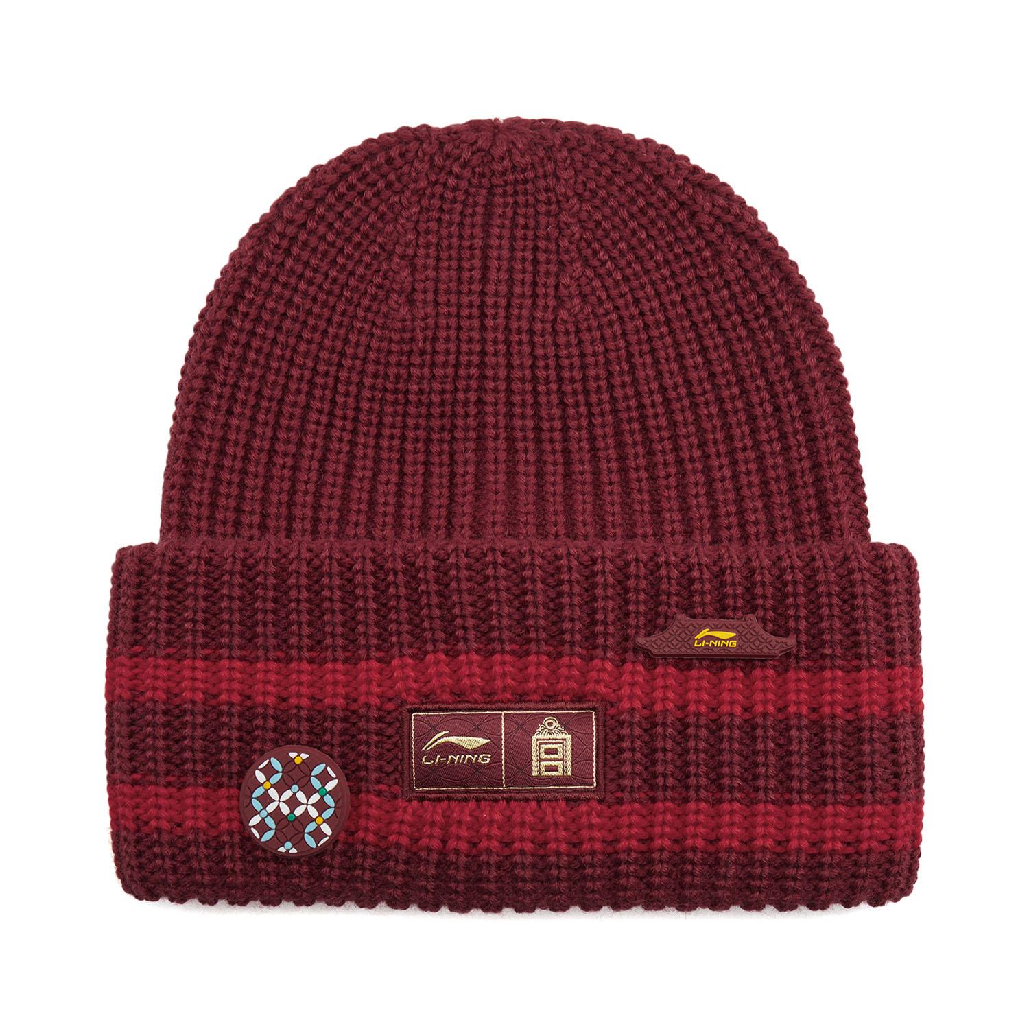 Li Ning x GUGONGLIANMING China Culture Collection Wool Blend Beanies Unisex AMZW001-2 F