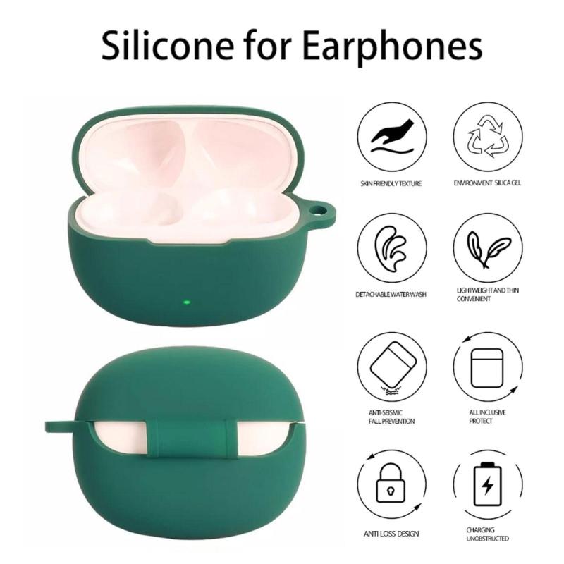 Earphone Cover Shockproof Wrap Case Antiscratch Guard Washable Silicone Housing Shell Enhances Grip Suitable for X5 Evo
