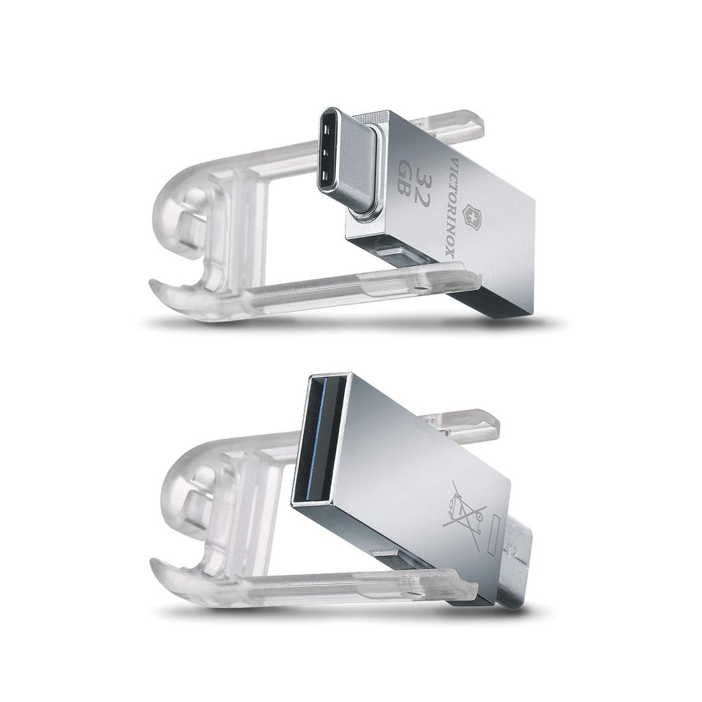 Victorinox Midnight Manager 32GB USB Flash with LED USB USB @work Drive, Multi-Tool Light, 3.1 & 3.0 [Product Code 4.6336.TG32]