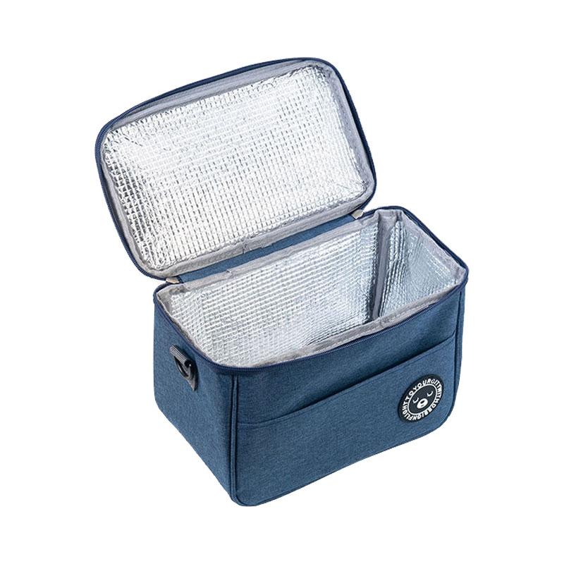 Insulated Lunch Box Men Women Travel Portable Camping Picnic Bag Cold Food Cooler Thermal Bag Kids Insulated Case with Strap