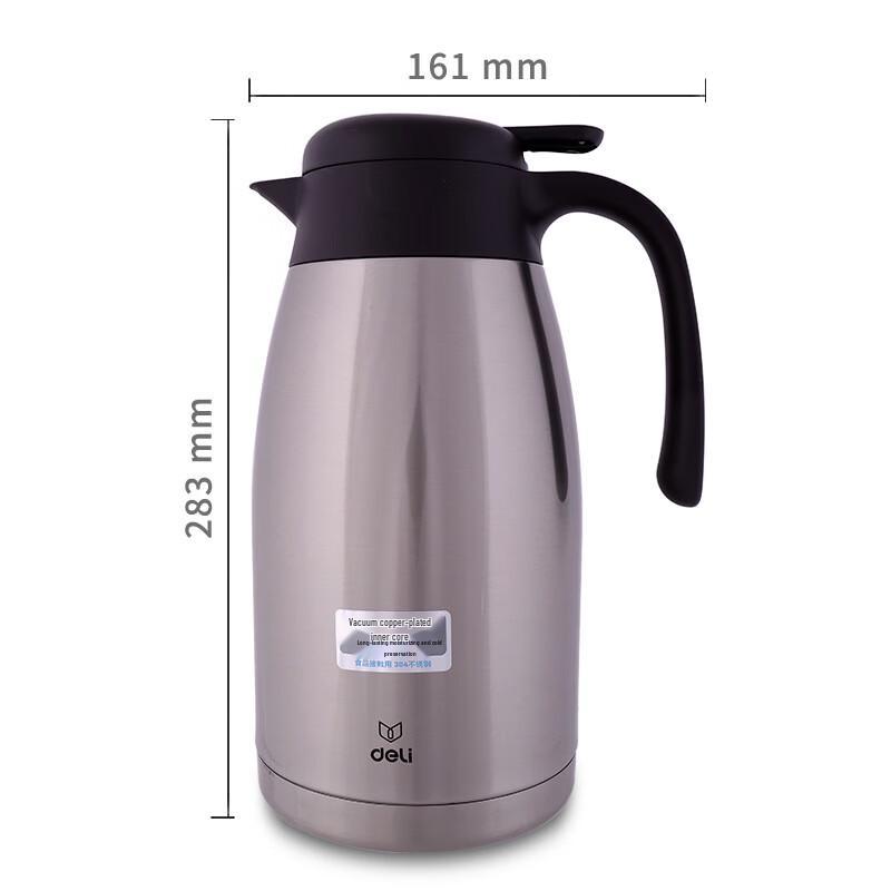 

Deli 17755 2L Stainless Steel Vacuum Thermos