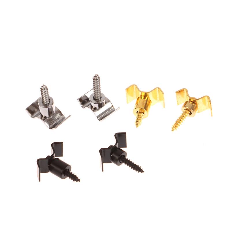 1Set Guitar String Trees Retainers Electric Guitar With Screw String Guides Gold/Silver/Black Choose Guitar Accessories