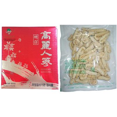 Korean Ginseng Dried Ginseng White Ginseng 4 Year Old Grain Ginseng 2nd Class 50 Roots 300g