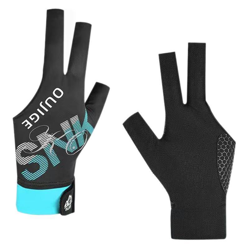 3 Finger Billiard Glove Open Finger Design Breathable Polyester AntiSlip for Pool and Snooker Player