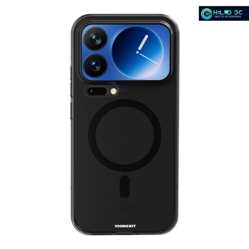 

Youngkit circuit texture magnetic protection case for Xiaomi 17/15 case shockproof for Xiaomi 17 pro max case anti-fingerprint wireless charge Xiaomi 17 Pro Max