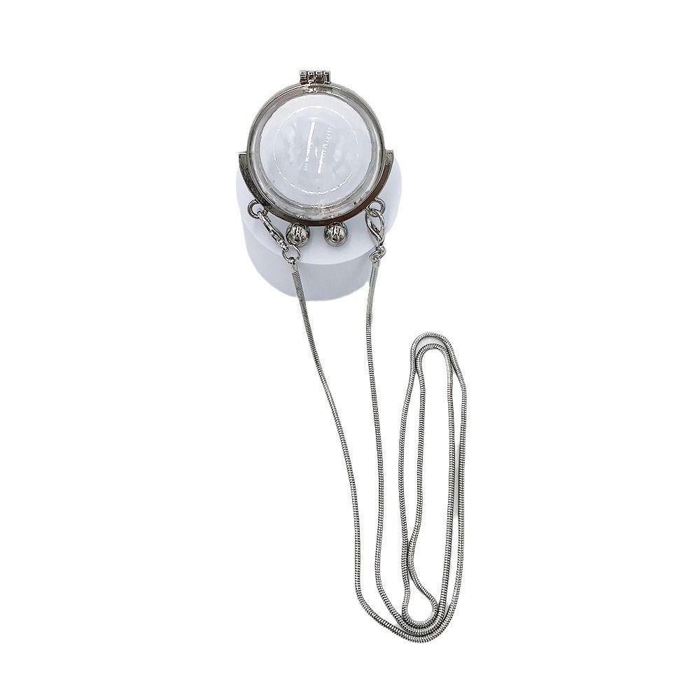 Jewelry Display Jewelry Box Keychain Mini Travel Bag Pendant Transparent Crystal Ball Bag  Women