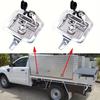 Compact Folding Lock Black Stainless Steel Lock User Convenience T-handle Lock  Truck