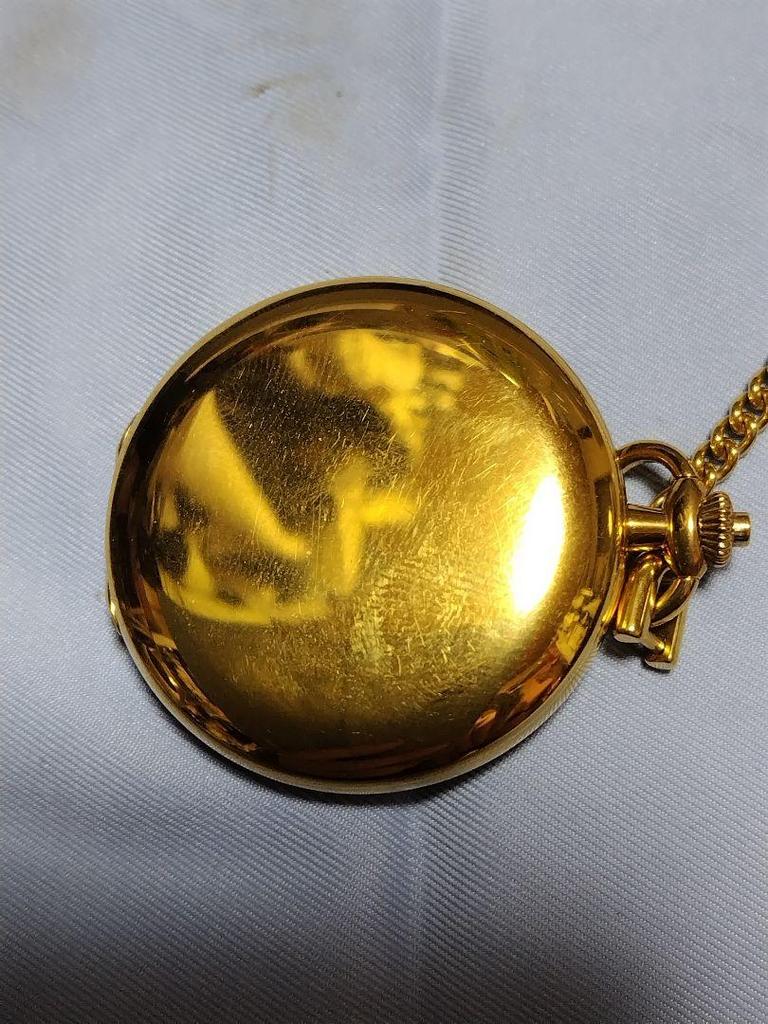 [USED] Seiko Pocket Watch, Gold, Open/close Type