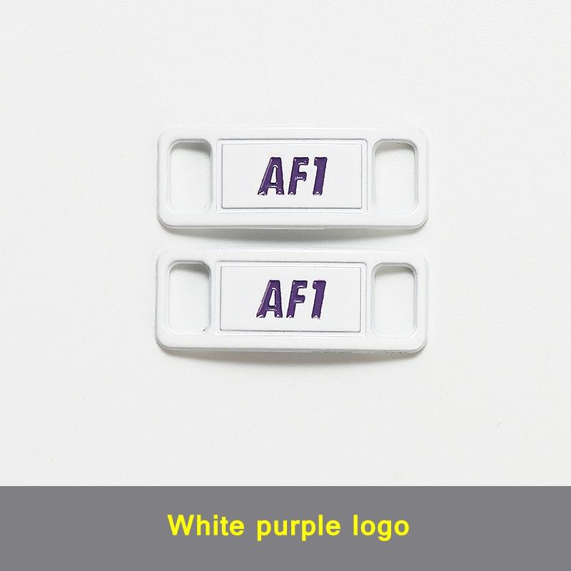 NEW 1 Pair Metal Shoelaces Buckle AF1 Shoe Decoration Suitable for All Shoes Sneakers Shoes Accessories Flat Shoelace Buckle