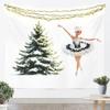 Christmas Nutcracker Tapestry for Bedroom Aesthetic Botanica Garden Wall Tapestry Aesthetic  Soldier Royal Guarder Tapestries