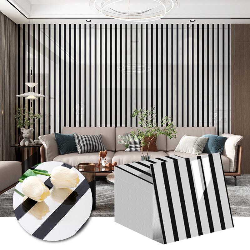 3D Self-Adhesive Waterproof Marble Wall Sticker: Imitation Tile & Moisture-Proof Panel Cover