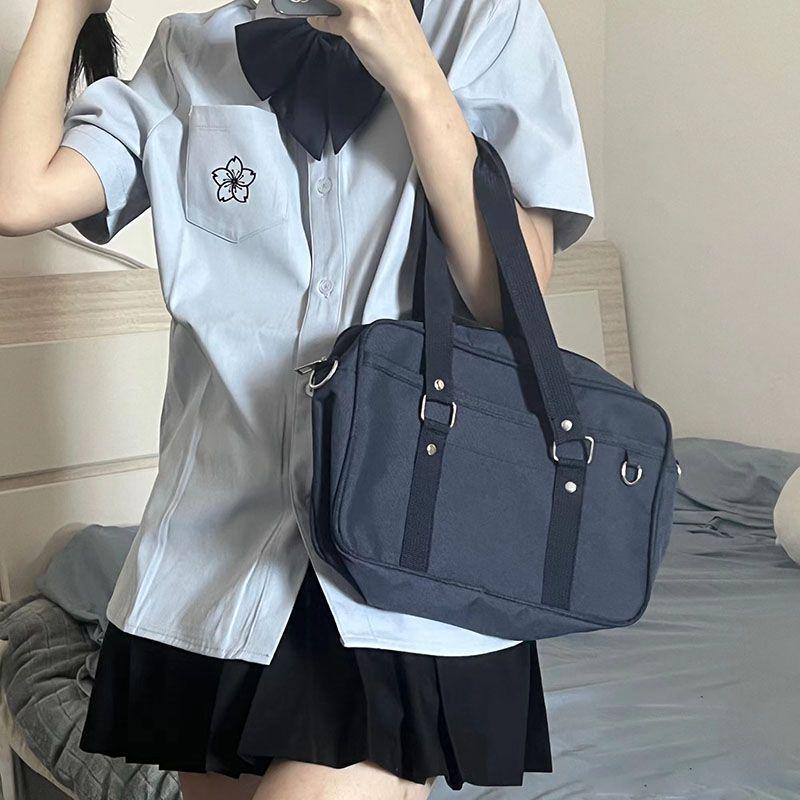 Sakuragi Kita Embroidered Blue JK Summer School Uniform Shirt