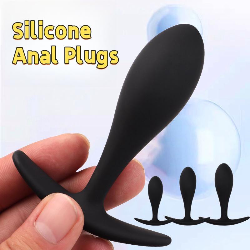 Silicone Small Anal Plug Butt Plug Ass Prosate Massager Adult Games Sexy Toys for Men Women Masturbators