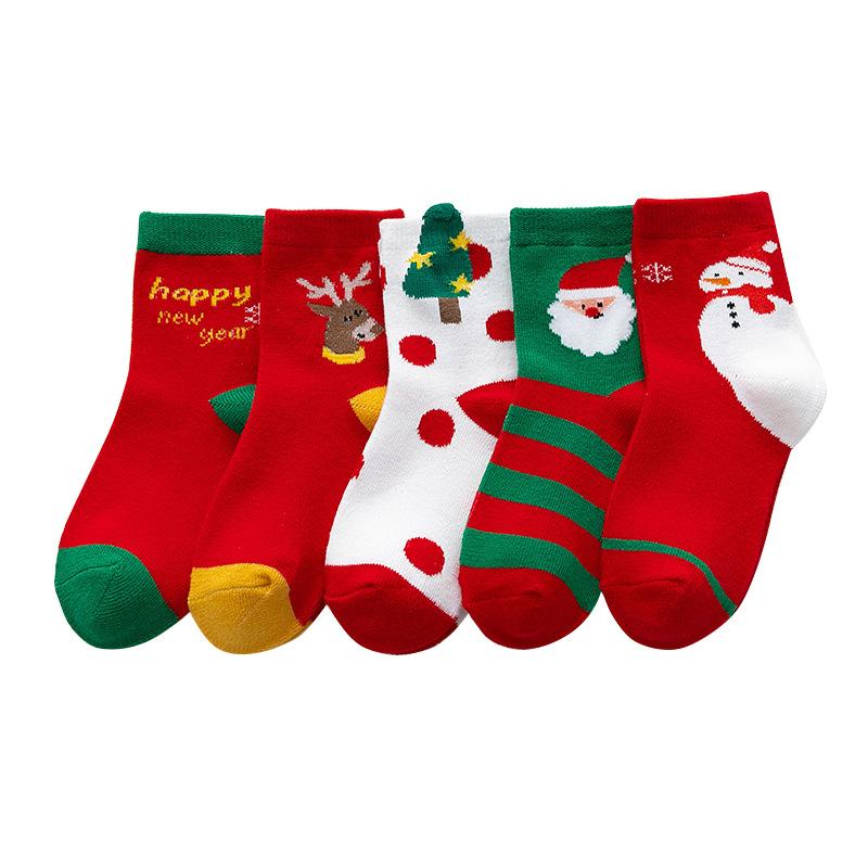 

Женские тапочки, новые хлопковые рождественские носки для девочек и мальчиков, зимняя обувь, новогодние полосатые теплые тапочки, нескользящие детские носки S(Suit 1-3years old)