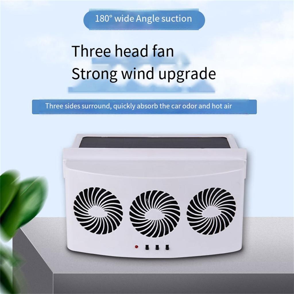 Durable Solar Car Exhaust Fan Energy-saving Embedded Cooling System Efficient Solar Powered Car Ventilator Auto Air Vent