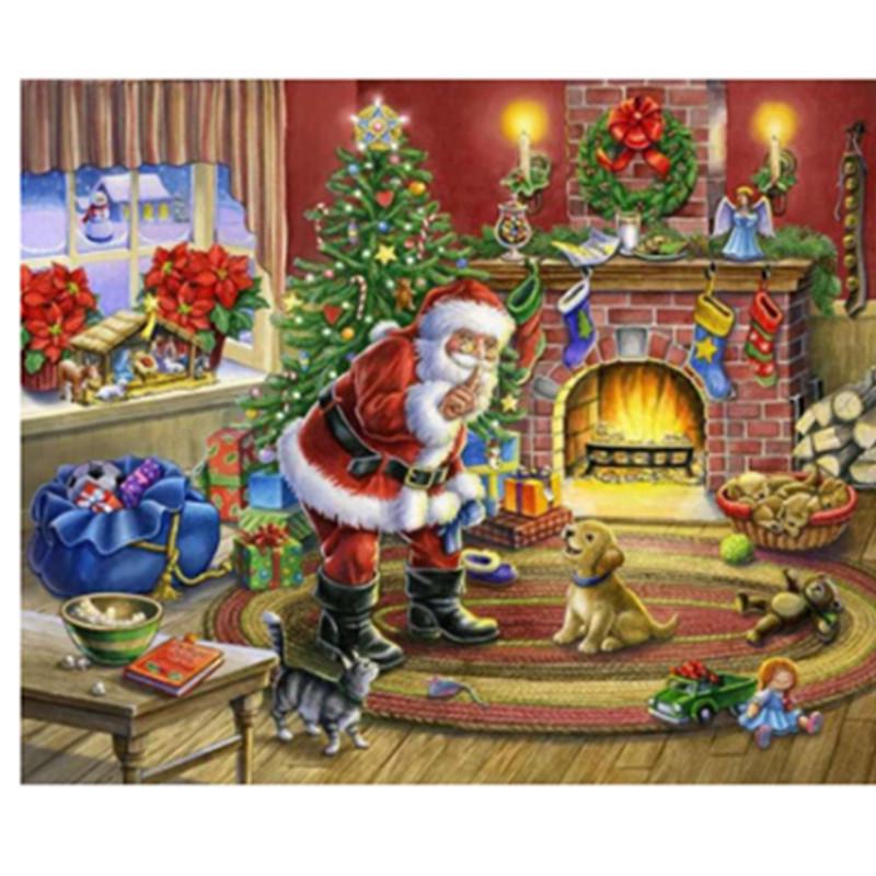 Diamond Painting 5D Christmas Embroidery Xmas Cross Stitch Christmas Gifts Decor Diamond Painting 5D Christmas Embroidery Xmas Cross Stitch Christmas Gifts Decor
