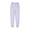 Women's Fashionable Color Cotton Linen Elastic Waist Decorative Casual Pants With Pockets