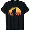 Retro Bigfoot Believer Silhouette Sasquatch Hide And Seek Tshirt