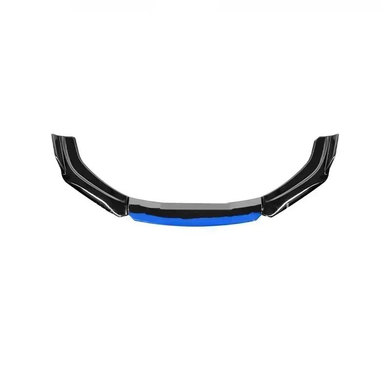 Universal Car Front Bumper Red Lip Splitter Diffuser Lip Body Kit Spoiler Bumpers Protector Work for Most Car Amagi