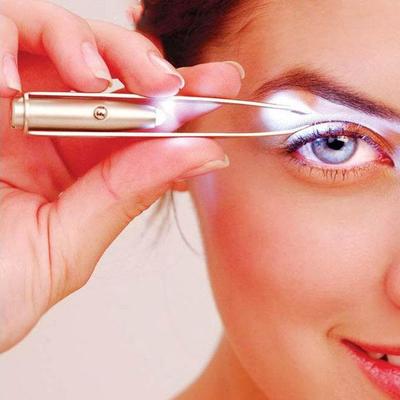 Жіночий професійний макіяж LED Light Eyelash Tweezers Tools