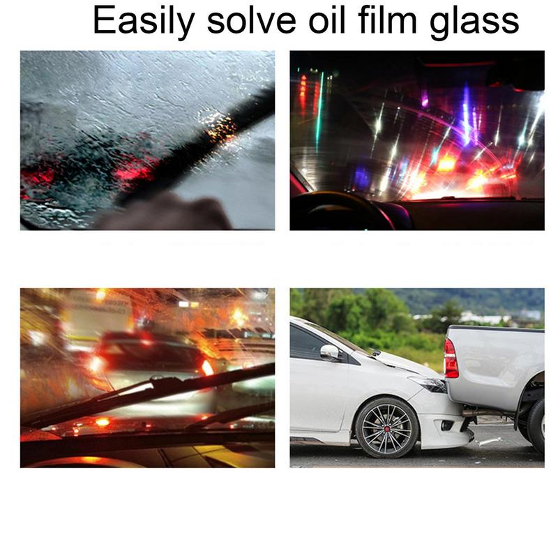 Auto Glass Oil Film Remover Waterproof Oil Film Remover For Car Glass 100ml Gentle Window Glass Cleaner Car Accessories For