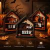 Layered Structure Halloween Haunted House Decoration  Tabletop Halloween Decor