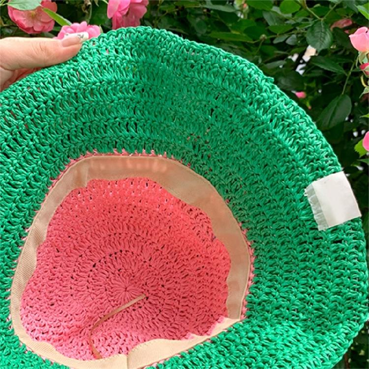 Female Travel Fisherman Hat Sun Hat Party Straw Hat Girl Photography Bucket Hat