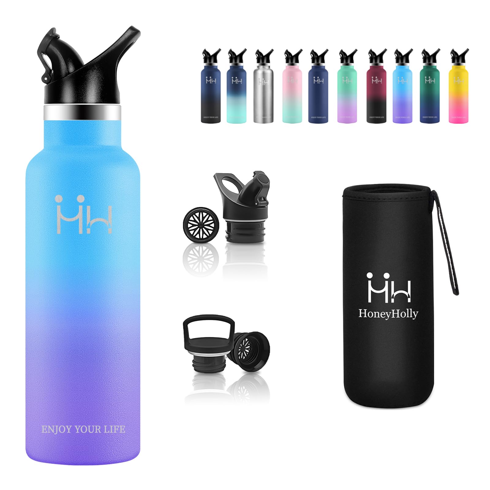 

Neofis 750ml Vacuum Insulated Stainless Steel Water Bottle, Insulates Hot and Cold Drinks, Double-Walled Design, Wide Mouth, Carbonated Drink