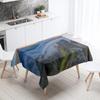 Day Road Dusk Sunset Scenery Printed Tablecloth Outdoor Picnic Camping  Antifouling Waterproof Table Home Decoration