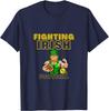 Buff Leprechaun Fighting Irish Guy Classic Football Design T-Shirt
