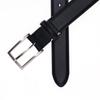 Belt Leather Genuine Leather Business LEATHER BELT 8090123 Black [Macintosh Philosophy] Men's (01)