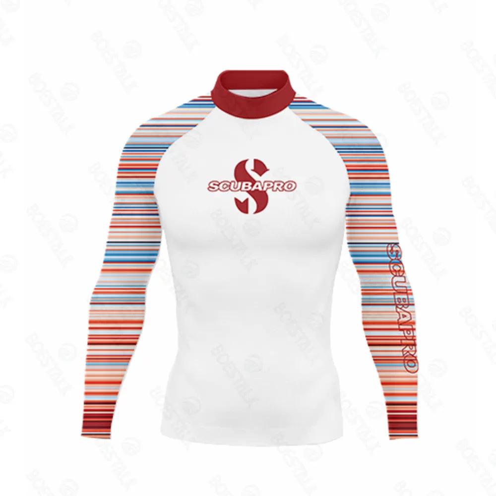 Cross-border special for printed long-sleeved surf suits, tight anti-chlorine wetsuits, beach sunscreen jellyfish suits
