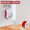 1pc Wall Baseboard Trim, Flexible Self-Adhesive Rubber Baseboard for Walls, Peel and Stick Wall Molding Trim,Flexible Baseboard