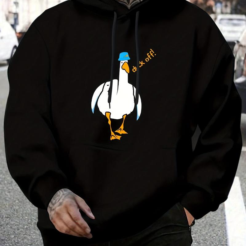 

Толстовка с капюшоном свободного кроя, подходит для работы из дома и поездок на выходные XXL чёрный