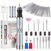 Electric Professional Nail Drill Set Rechargeable Portable Scrub Machine Nail Sharpening Home Professional Salon Nail Art Set
