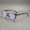 5PCS New Cat Eye Reading Glasses Summer Decoration Anti-blue Light Glasses Fashion Package Flower Glasses