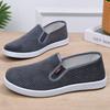 Spring New Cloth Shoes Men's Shoes Strip Velvet Casual Shoes Men's Black Shoes Breathable