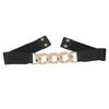1 Pcs Fashion Chain Belt Elastic Metal Waist Belts For Women Ladies Coat Dress Belt Waistband