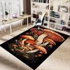 1pc Mushroom Forest Carpet Anti Slip Polyester Floor Mat for office.Bedroom
