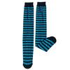 Halloween & Christmas Striped Thigh-High Cosplay Socks: Women's Slimming Over-the-Knee Stockings