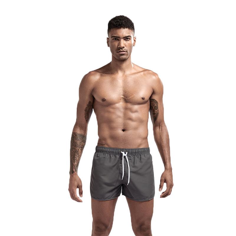 Summer New Men's Fashion Beach Shorts Polyester Quick-drying Sports Quarter Pants