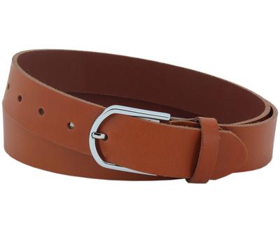 Real Leather Women's Belt Vintage Brown Leather MADE IN GERMANY