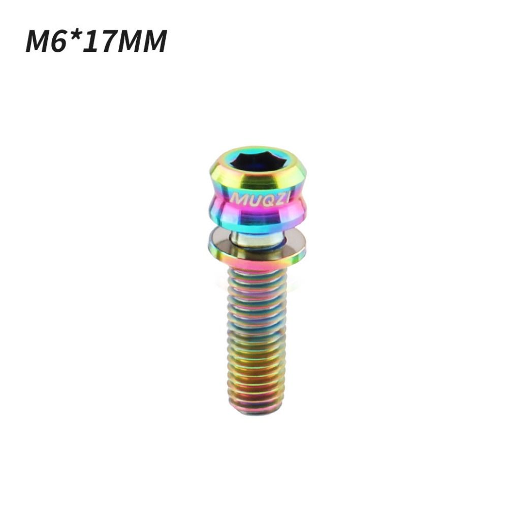Titanium Screw Bicycle Handle Screw Bicycle Disc Brake Seat Screw  Mountain Road Bike